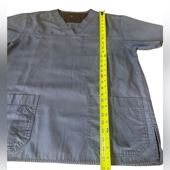 Carhartt Ripstop Scrub Top In Grey Mens Size Medium - Picture 6 of 7